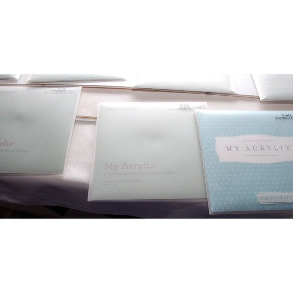 My Acrylix Premium Quality Decorative Stamps Close to my Heart 15 pc - Picture 14 of 15